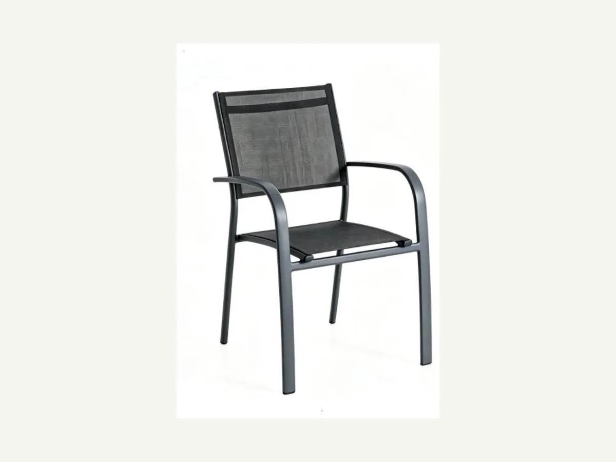 Textilene Stacking Dining Chair HJX-CA2026003 wholesale product