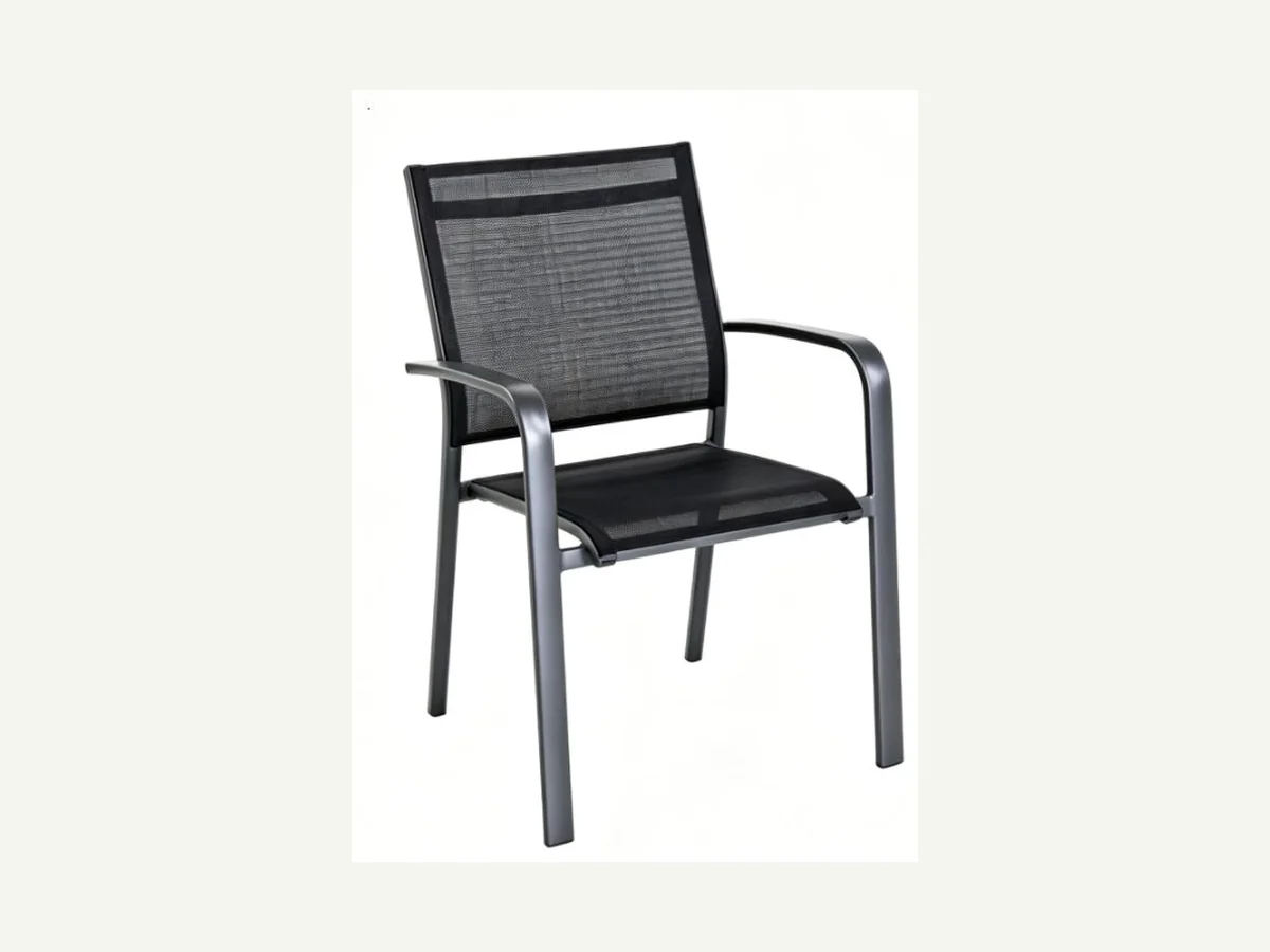 Textilene Stacking Dining Chair HJX-CA2026004 wholesale product