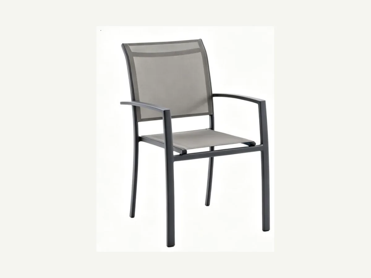Textilene Stacking Dining Chair HJX-CA2026008 wholesale product