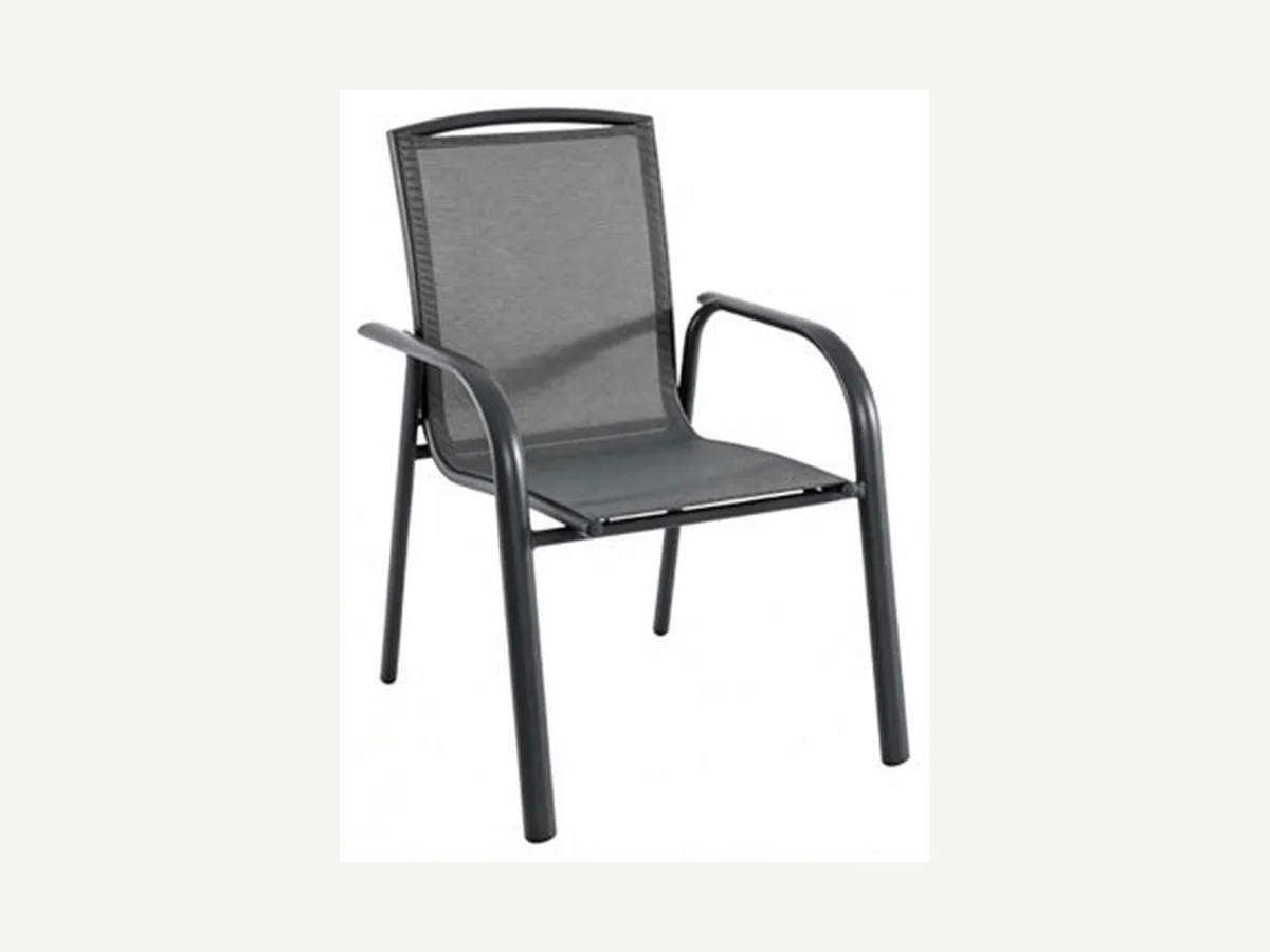 Textilene Stacking Dining Chair HJX-CA2026012 wholesale product