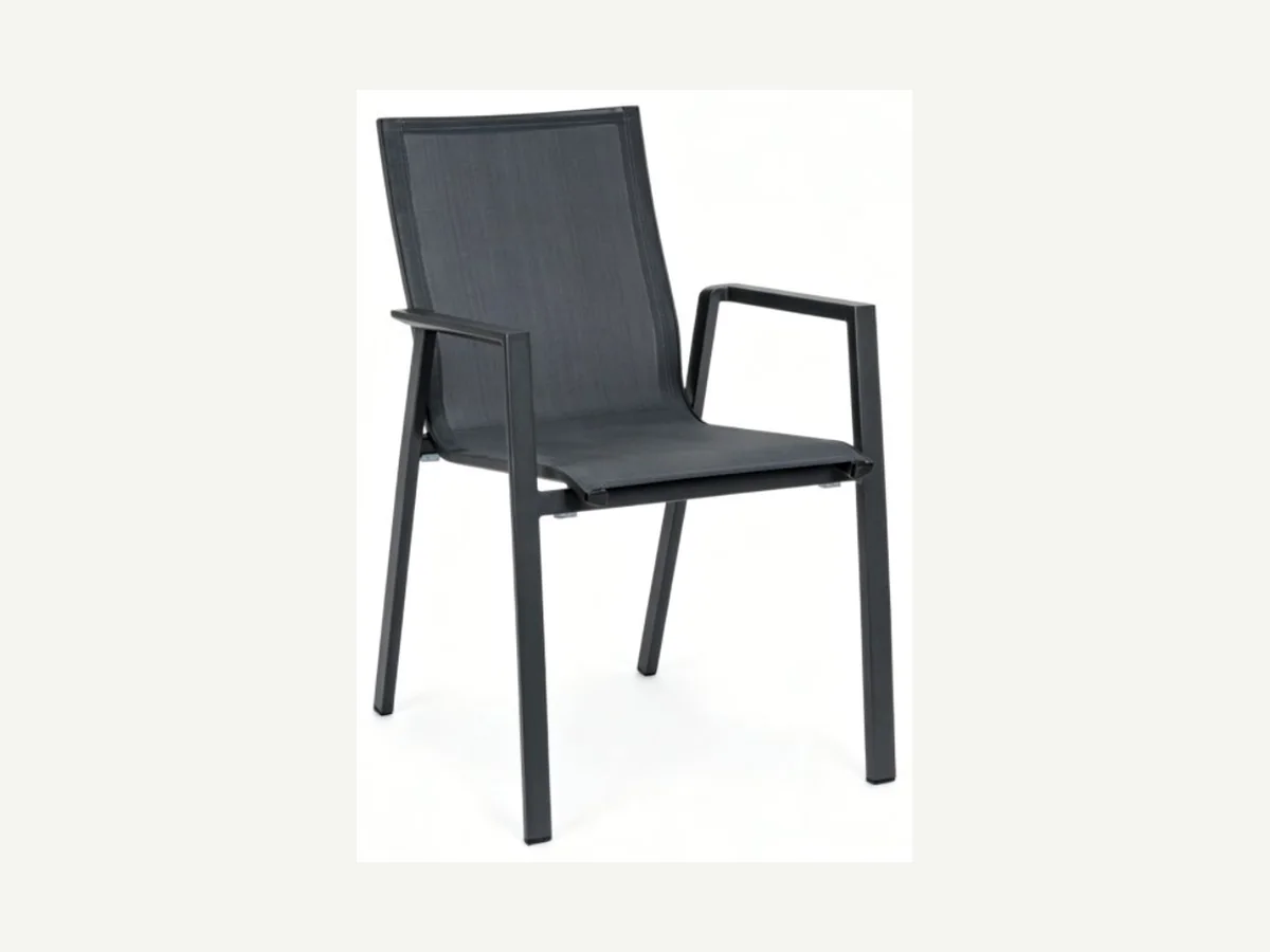 Textilene Stacking Dining Chair HJX-CA2026018 wholesale product