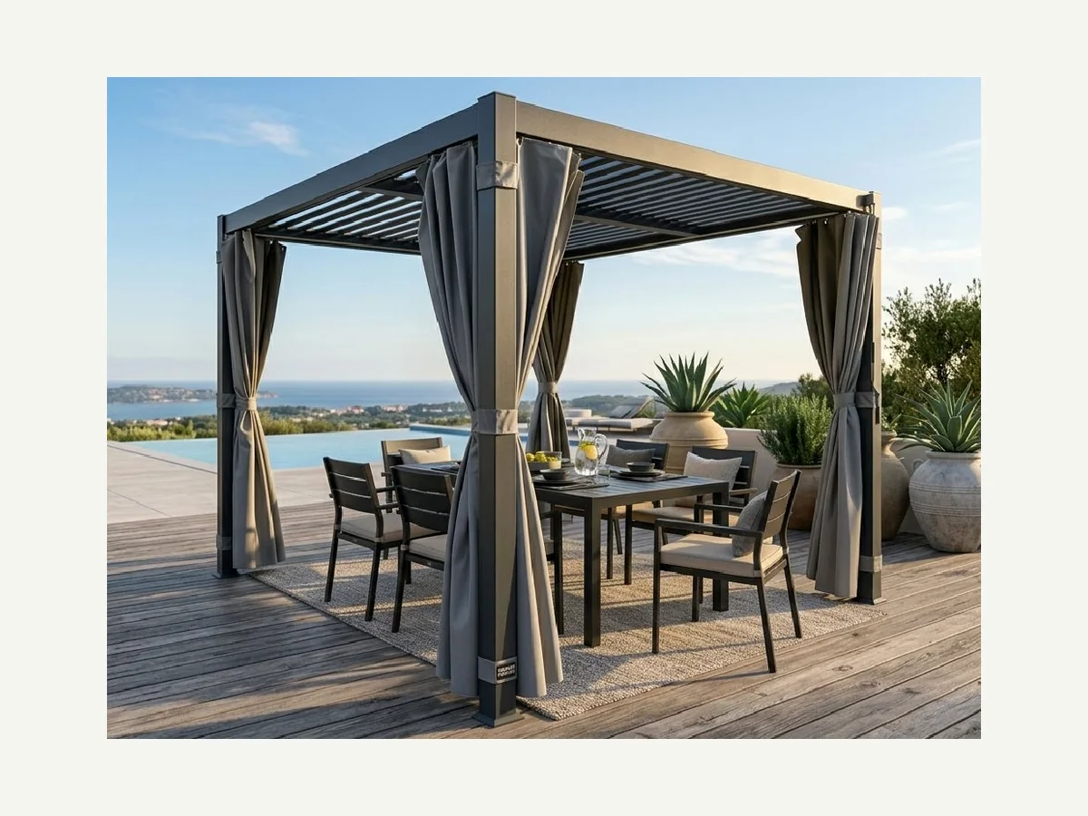 Aluminium Louvered Pergola HJX-PA2026009 wholesale product