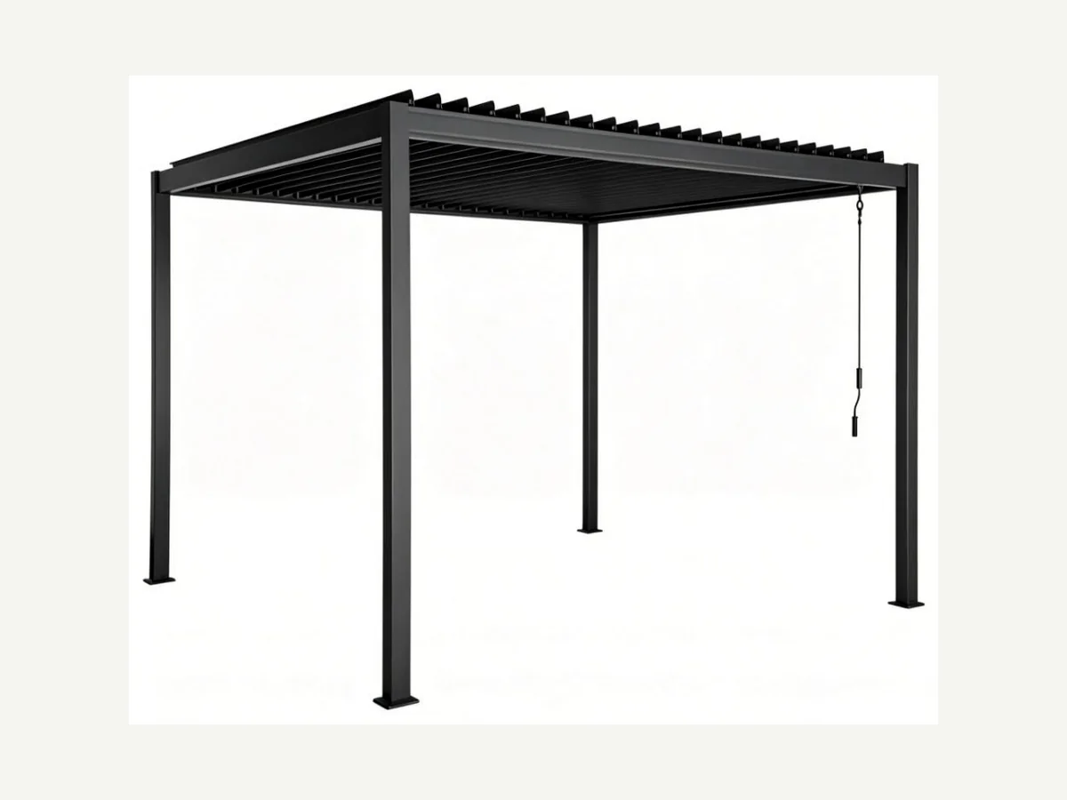 Steel louvered pergola HJX-PS2026001