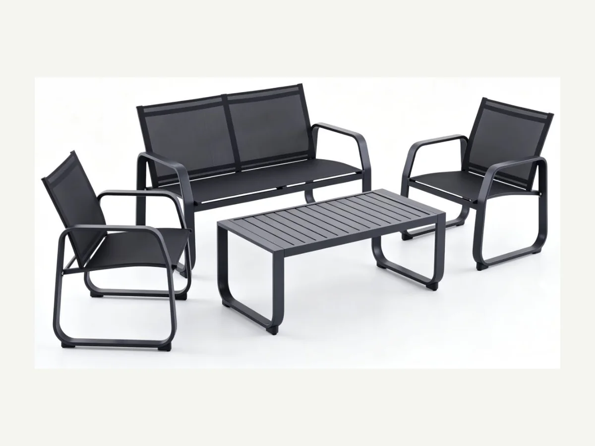 Textilene Outdoor Set HJX-TSS2026003 wholesale product