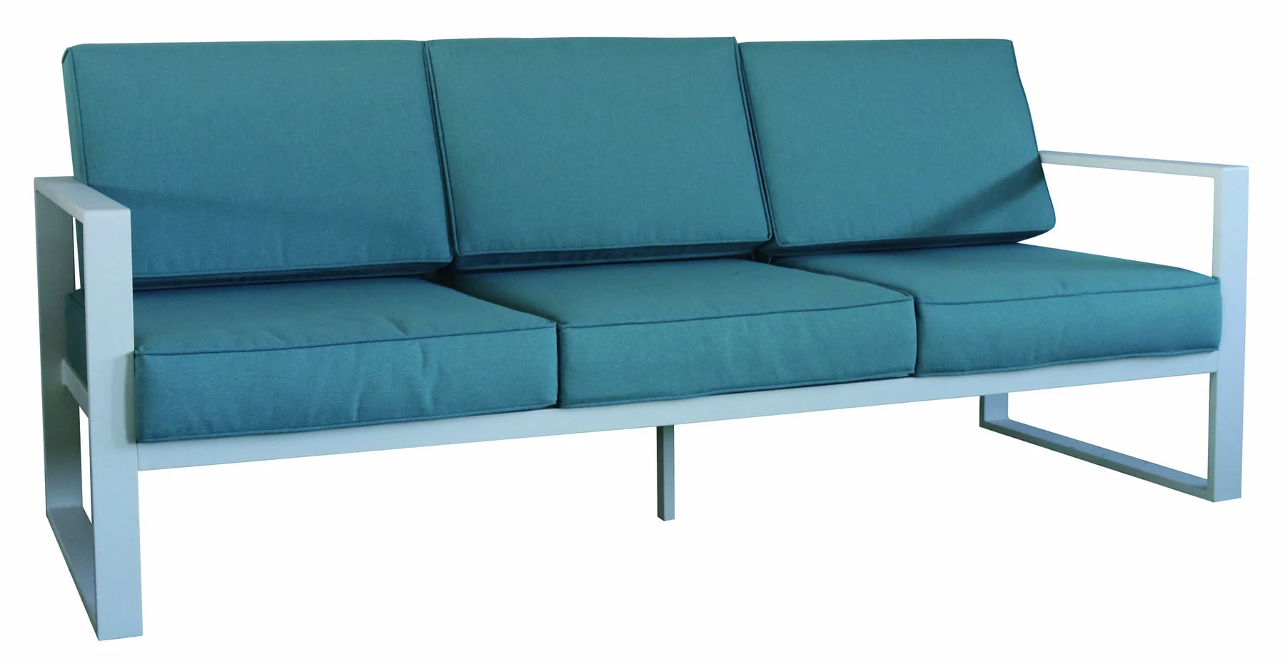 Cushioned Outdoor Sofa Set JSS025: Three-seat sofa option