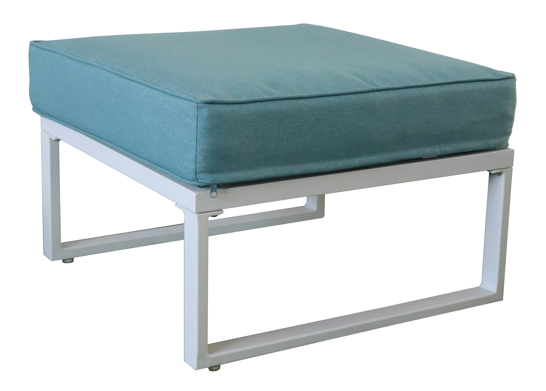 Cushioned Outdoor Sofa Set JSS025: Matching cushioned footstool